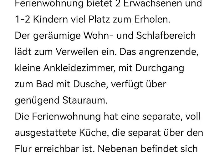 公寓 Luise Mit Separater Kueche *